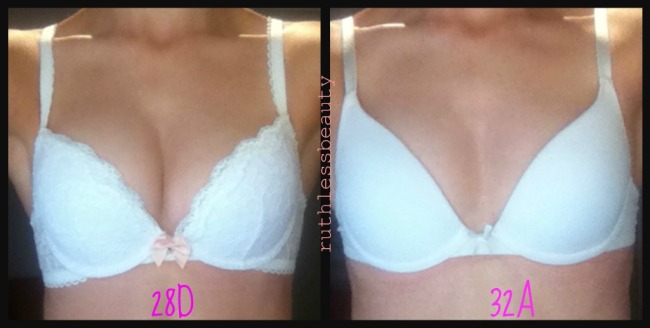 32A Breast Size - Her Bra Size